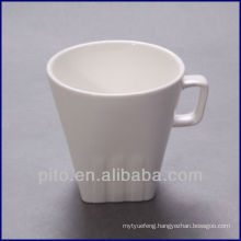 P&T porcelain square bottom coffee mug